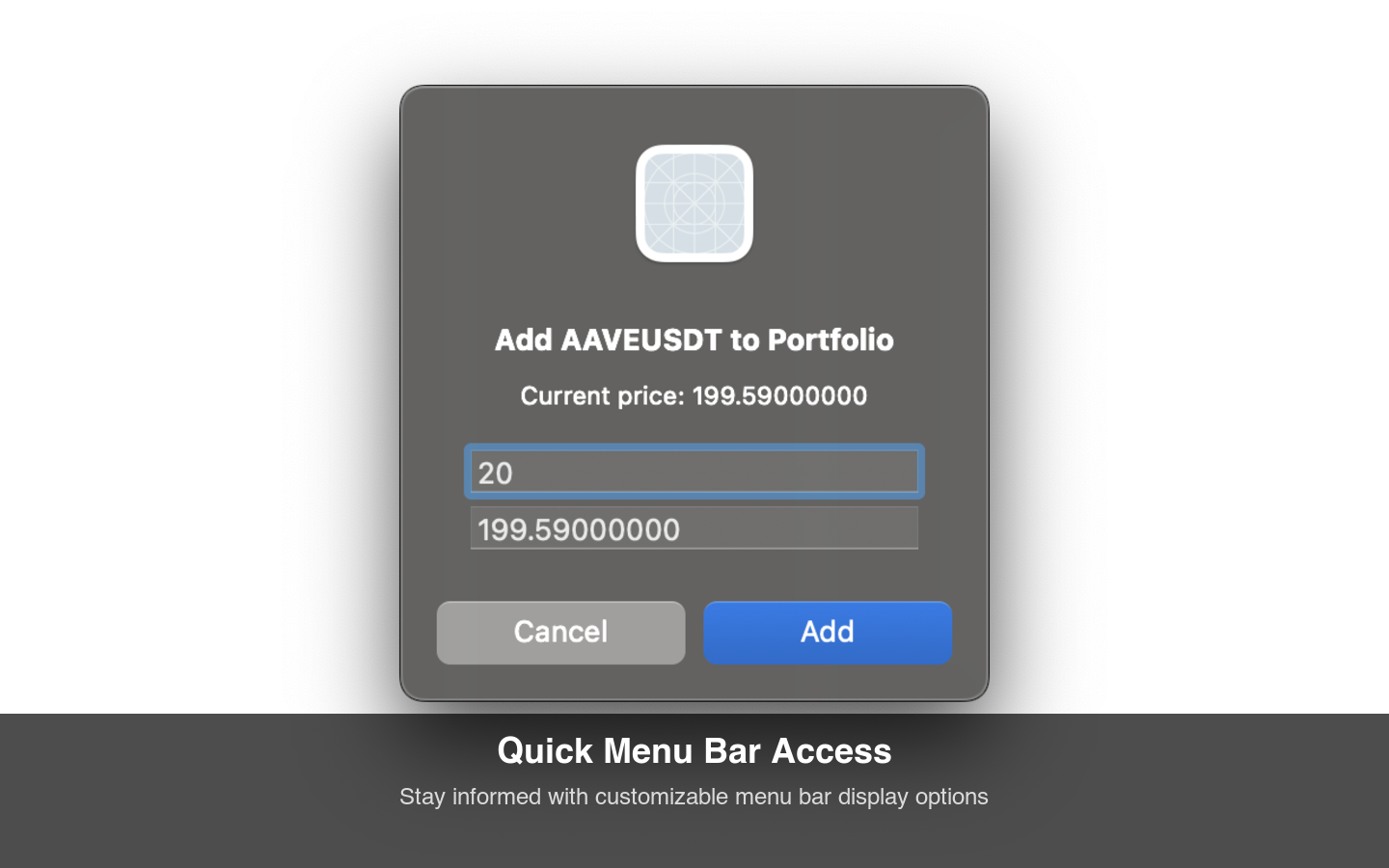 Menu Bar View